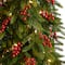 7ft. Pre-Lit Victoria Fir Artificial Christmas Tree, Multi-Color LED Lights